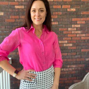 Cabi 6623 Luminous Shirt Spring 2025 XLarge EUC